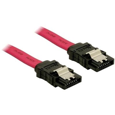 DELOCK SATA-kabel 50 cm recht/recht metaal