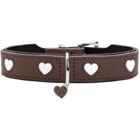 HUNTER Hondenhalsband Love, bruin-zwart, Maat: 80 - thumbnail