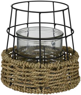 Kaarsenhouder met draadkooi