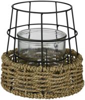 Kaarsenhouder met draadkooi - thumbnail