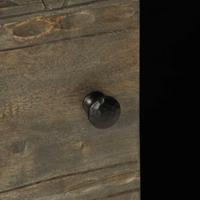 Salontafel 100x54x40 cm massief mangohout lichtgrijs - thumbnail