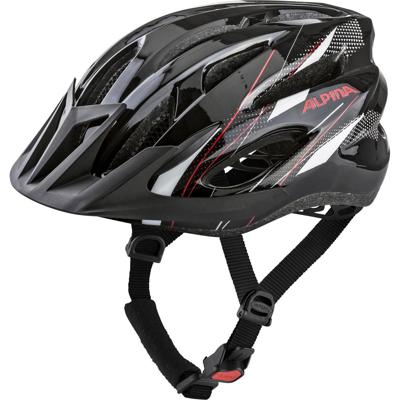 Alpina sports mtb helm mtb17 54-58 glans zwart/wit/rood