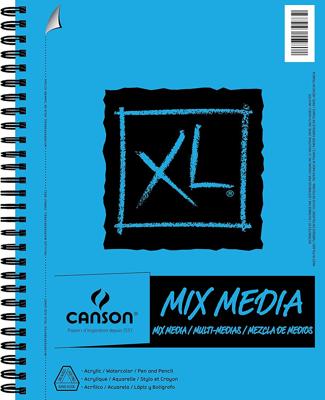 Mixed mediapapier Canson XL Textured Mixed Media 15vel 300gr A5 wit