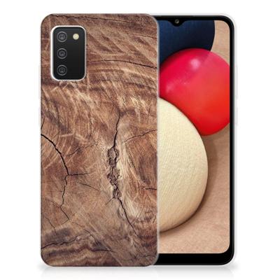 Samsung Galaxy A02s | Bumper Hoesje | Tree Trunk