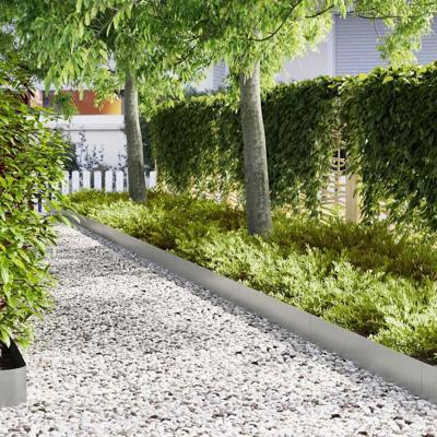 Tuinrand 50 pcs Zilver 100 x 0.05 x 20 cm Gegalvaniseerd staal