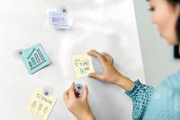 Glasbordmagneet Nobo extra sterk 32mm transparant 4 stuks - thumbnail