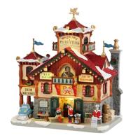 Lemax north pole outfitters verlicht kersthuisje Santa&apos;s Wonderland 2024 - thumbnail