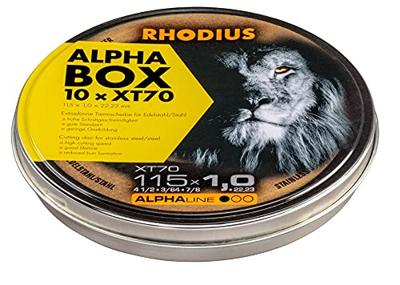 Doorslijpschijf 115x1 10 in blik