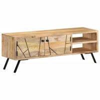 Tv-meubel 110x30x40 cm massief mangohout - thumbnail