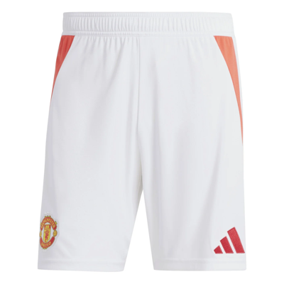 Manchester United Broekje Thuis Senior 2024/2025 - Maat M - Kleur: Wit | Soccerfanshop