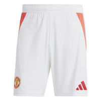 Manchester United Broekje Thuis Senior 2024/2025 - Maat M - Kleur: Wit | Soccerfanshop - thumbnail