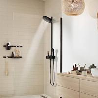 Regendouche set HansGrohe Pulsify S Showerpipe 2 Jets Met ShowerTablet Select 400 Mat Zwart - thumbnail