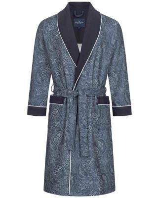 Morgenstern Morgenstern Theo Heren Badjas Blau XXL