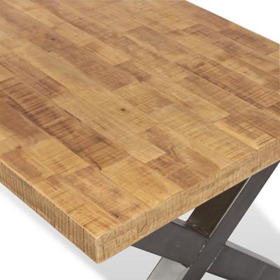 Eettafel Everglades 260x100 | Hout  | Rubberwood | Zwart Donkerbruin Bruin