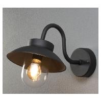 Konstsmide Vega Mini 417-750 Buitenlamp (wand), Wandlamp Spaarlamp, Gloeilamp, LED E27 Zwart