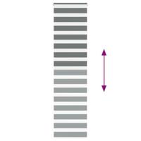 Zebra rolgordijn 65x230 cm stofbreedte 60,9 cm donkergrijs - thumbnail