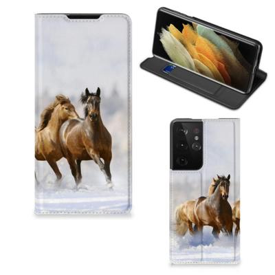 Samsung Galaxy S21 Ultra | Hoesje maken | Paarden
