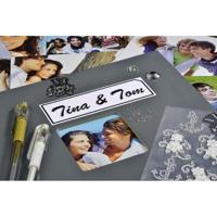 Hama Spiraalalbum Fine Art 28 X 24 Cm 50 Zwart Pagina&apos;s Grijs - thumbnail