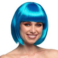 Pruik Cabaret ijs blauw - thumbnail