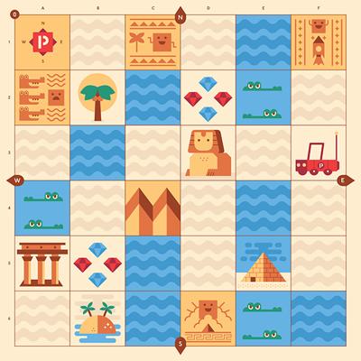 Primo Toys PRIMO007A-DE Cubetto STEM Coding Adventure Pack Ancient Egypt Uitbreidingsset Vanaf 3 jaar