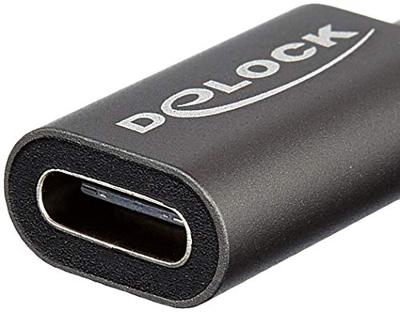 Delock 65927 Adapter USB 2.0 Micro-B male naar USB Type-C 2.0 female antraciet