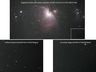 Explore Scientific Zero X veldafvlakker 2"/M48 voor ED80 / ED102 / ED127 APO