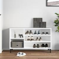 VidaXL Schoenenkast 102x36x60 cm bewerkt hout wit - thumbnail