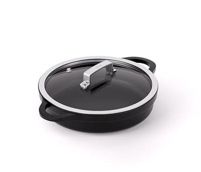 Pan met Deksel Valira 4135/25 Zwart Ø 24 cm