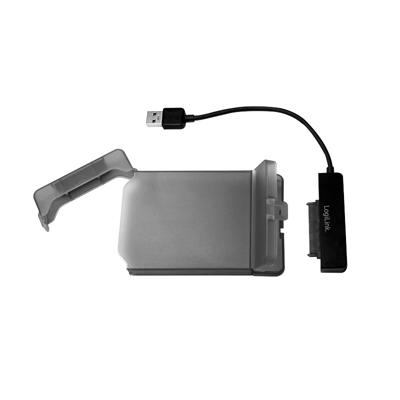 LogiLink AU0037 USB 3.0-naar-SATA-adapter met beschermhoes 63,5 cm (2,5 inch)