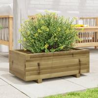 VidaXL Plantenbak 70x40x26,5 cm geïmpregneerd grenenhout - thumbnail