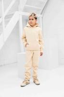 Cou7ure Essentials Basic Curve Trainingspak Kids Beige - Maat 164 - Kleur: Beige | Soccerfanshop - thumbnail