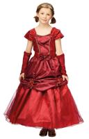 Rode Hoepeljurk Prinses Kind - thumbnail