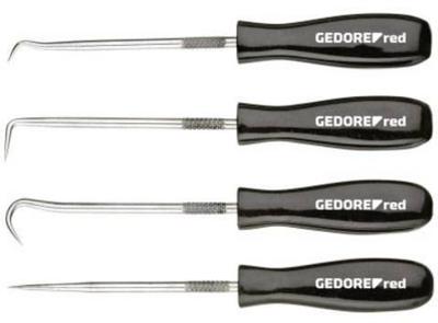 Gedore RED 3301548 Haakset voor O-ringmontage L.135mm 4-delig