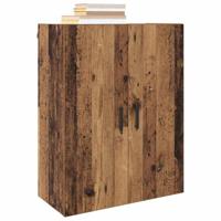 Wandkast Wandgemonteerd Oudhout 69,5 x 34 x 90 cm Bewerkt hout - thumbnail