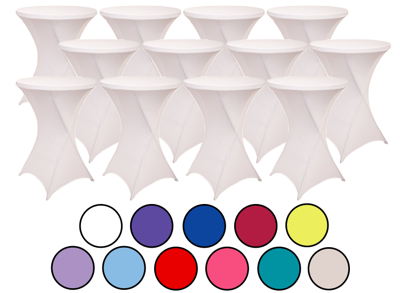 12-pack Statafelrokken - Stretch - ∅80-85x110 cm
