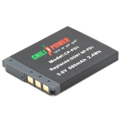 ChiliPower Sony NP-FD1 / NP-BD1 accu - 680mAh