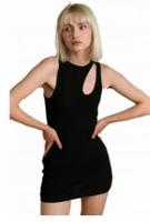 Jurk 24COLOURS Zwart Casual - Maat: 36 - thumbnail