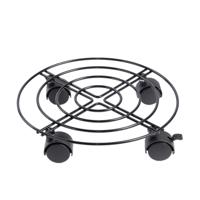 Esschert Design plantentrolley metaal rond s - thumbnail