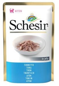 SCHESIR Tonijn in gelei - natvoer voor kittens - 85g