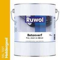 Ruwol Betonverf Heldergeel (RAL 1021) 5 liter - thumbnail
