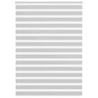 VidaXL Zebra rolgordijn 165x230 cm stofbreedte 160,9 cm lichtgrijs - thumbnail