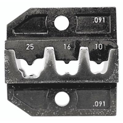 Rennsteig Werkzeuge Crimp-Einsatz 10,0 -25,0mm für Crimp-Systemzange 624 091 3 0 Krimpinzetstuk Adereindhulzen 10 tot 25 mm² Geschikt voor merk Rennsteig