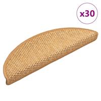 Trapmatten Zelfklevend Sisal-Look 30 stuks 56x17x3 cm Sisal - thumbnail