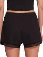 Dames GO Ribbed Short - Katoenen slaapshort - thumbnail