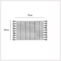 Badkleed 5five Simply Smart Grijs Katoen 50 x 75 cm - thumbnail