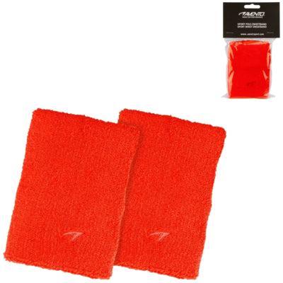 Avento sport pols zweetband oranje set van 2 | 25 stuks
