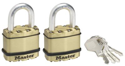 Masterlock Hangslot EXCELL M1BEURD - 45mm-2st. - M1BEURT M1BEURT