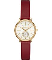 Horlogeband Michael Kors MK2751 Leder Rood 12mm - thumbnail