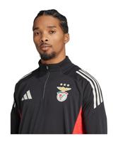 adidas Benfica Trainingstrui 1/4-Zip 2025-2026 Zwart Wit Rood - thumbnail
