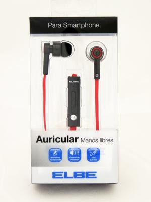 Hoofdtelefoon met microfoon ELBE AUR10MIC Rood Hoofdtelefoon met microfoon ELBE AUR10MIC Rood